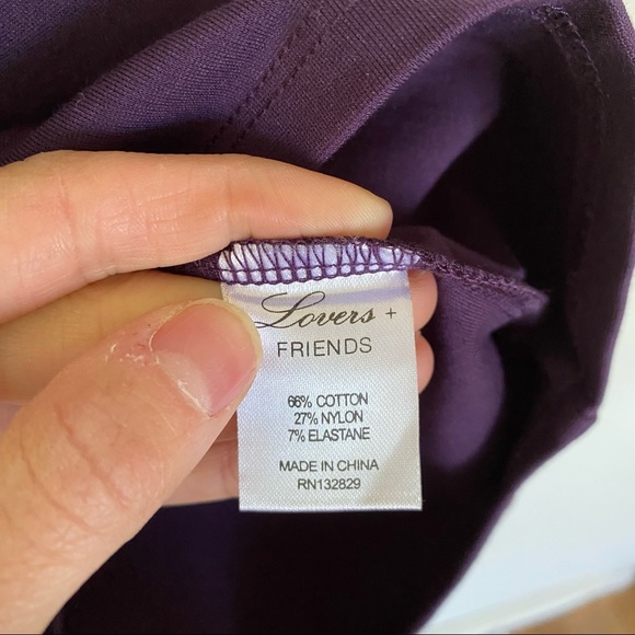 Lovers + Friends Valentine Purple Mini Dress Small - Picture 8 of 9